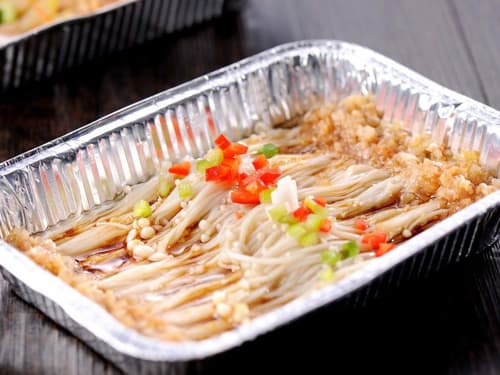 珠晖锡纸烤金针菇